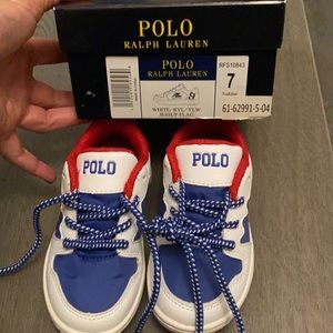 Brand new polo Ralph Lauren toddler sneakers sz 7